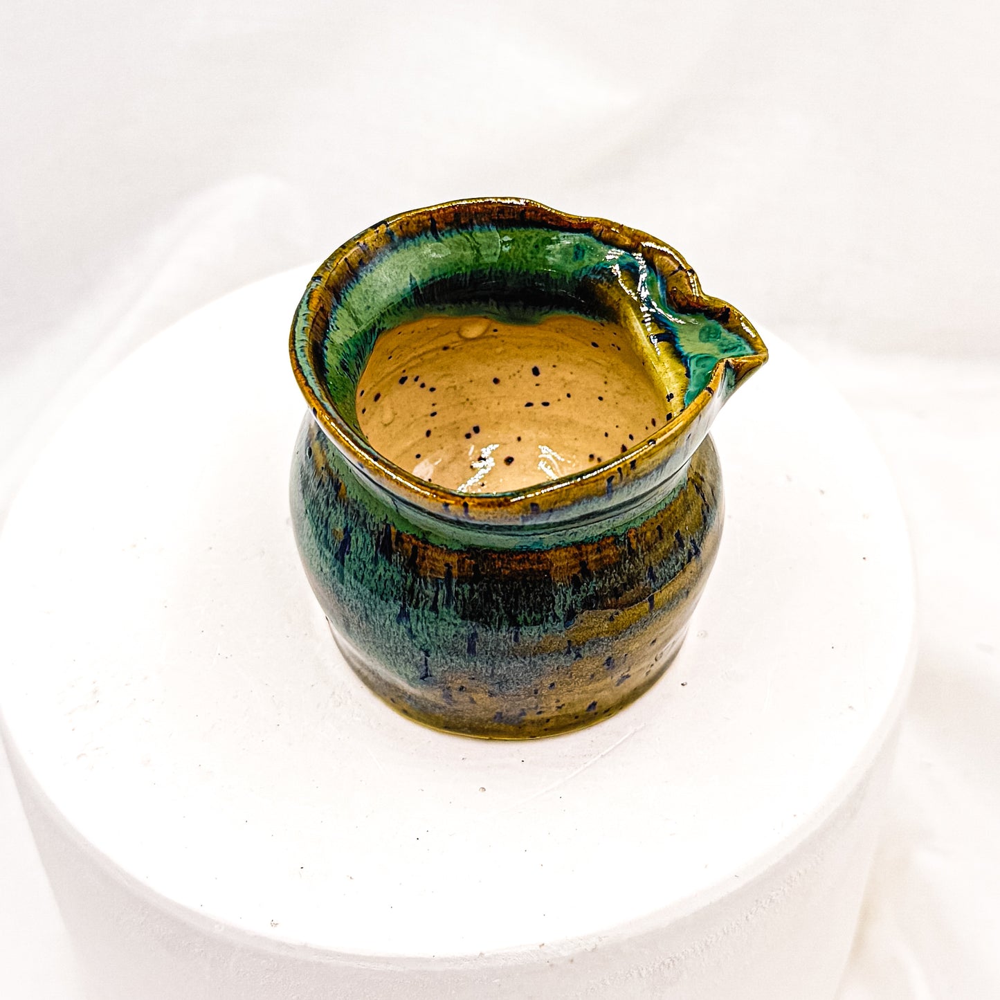 Emerald Drizzle Creamer