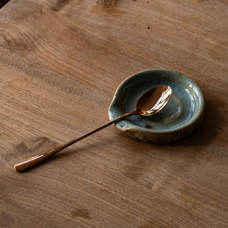 Blue Crackle Spoon Rest