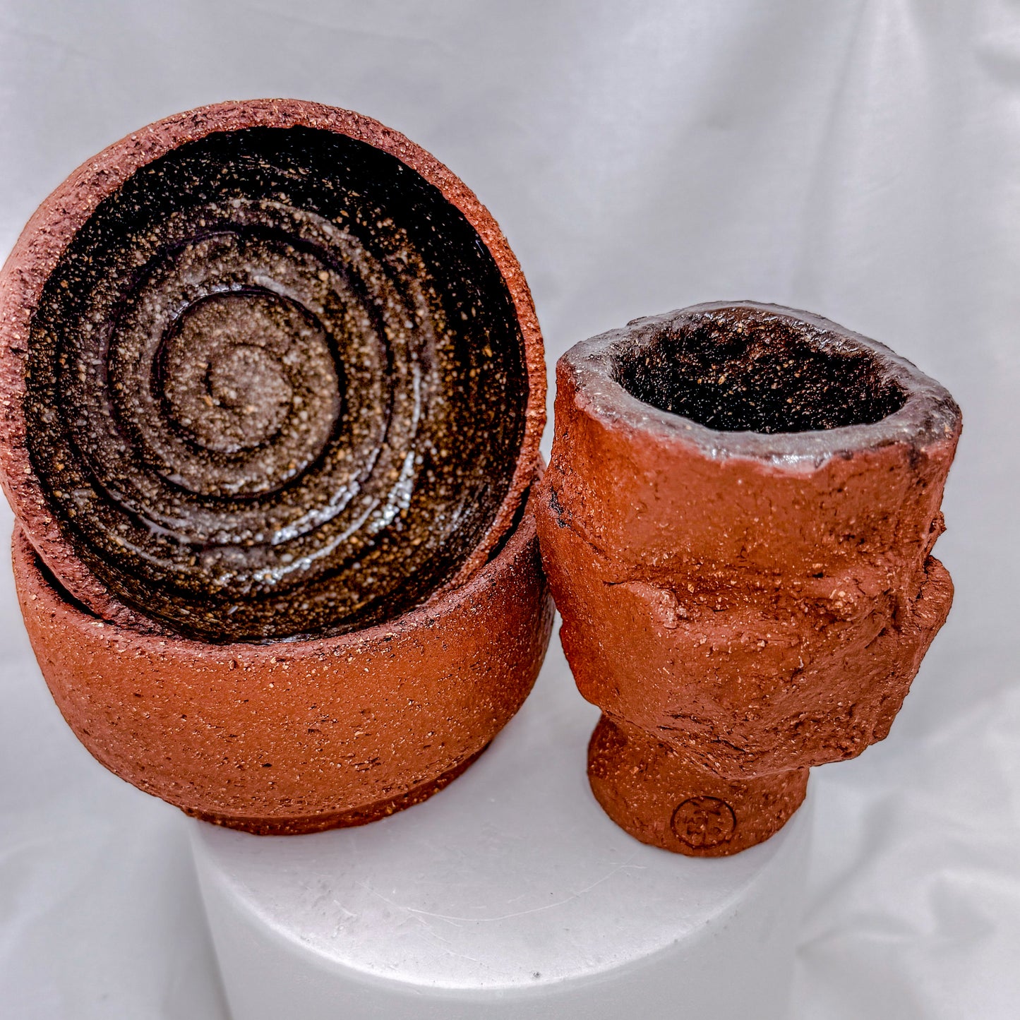 "Fired Brick" Tea cup