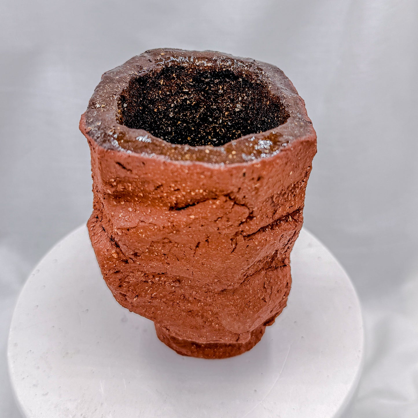 "Fired Brick" Tea cup