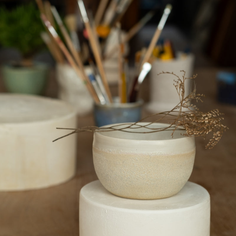 Serene Sand Matcha Bowl