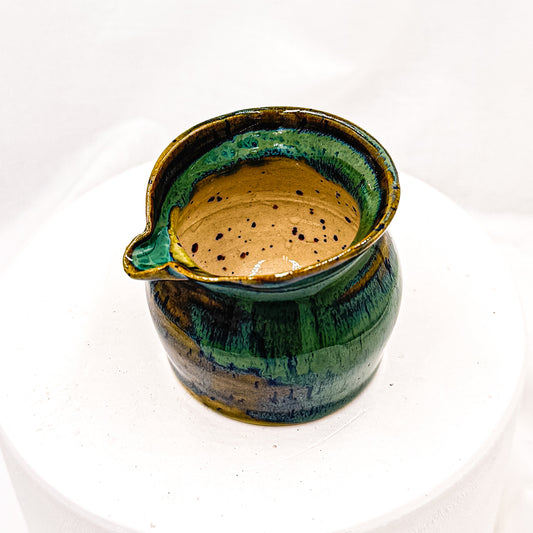 Emerald Drizzle Creamer