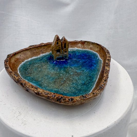 Tiny houses jewellery dish