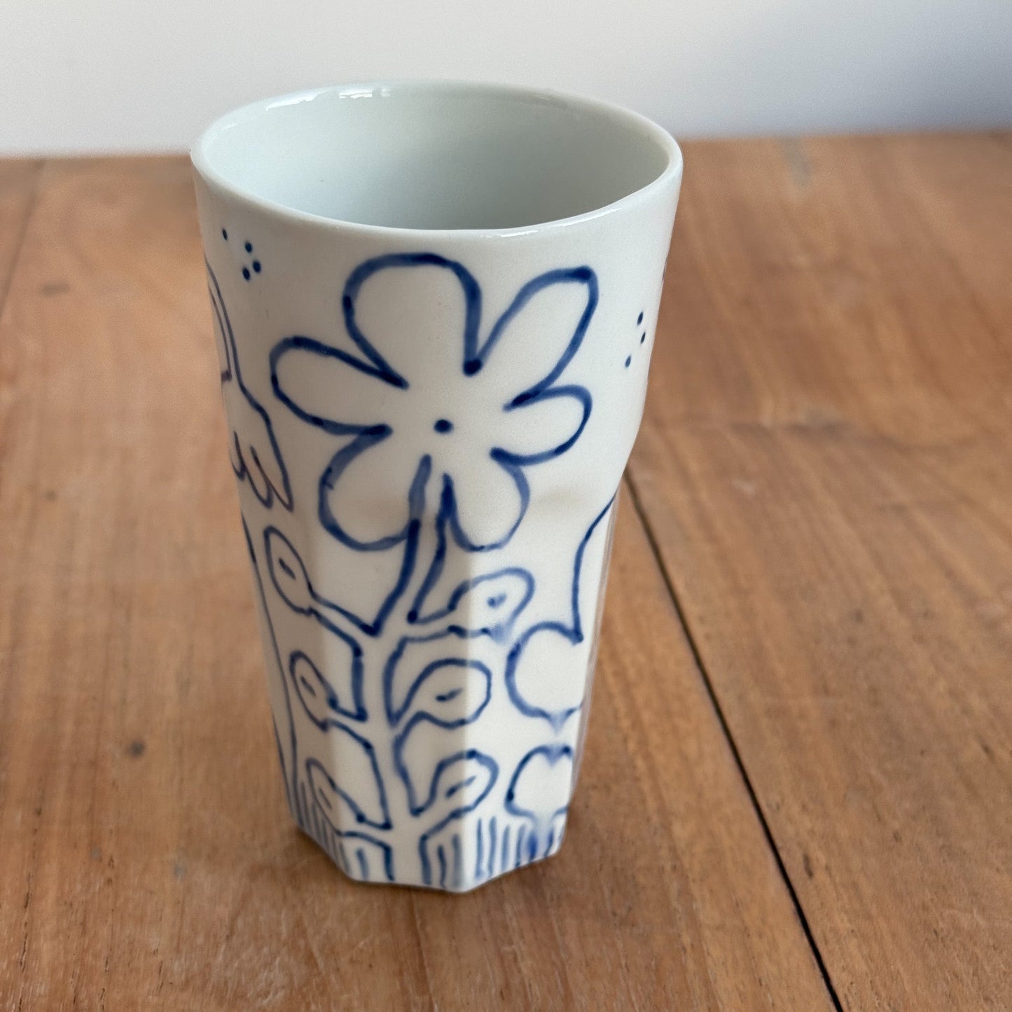 Blue Blossom Porcelain Cup