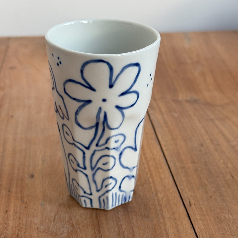 Blue Blossom Porcelain Cup