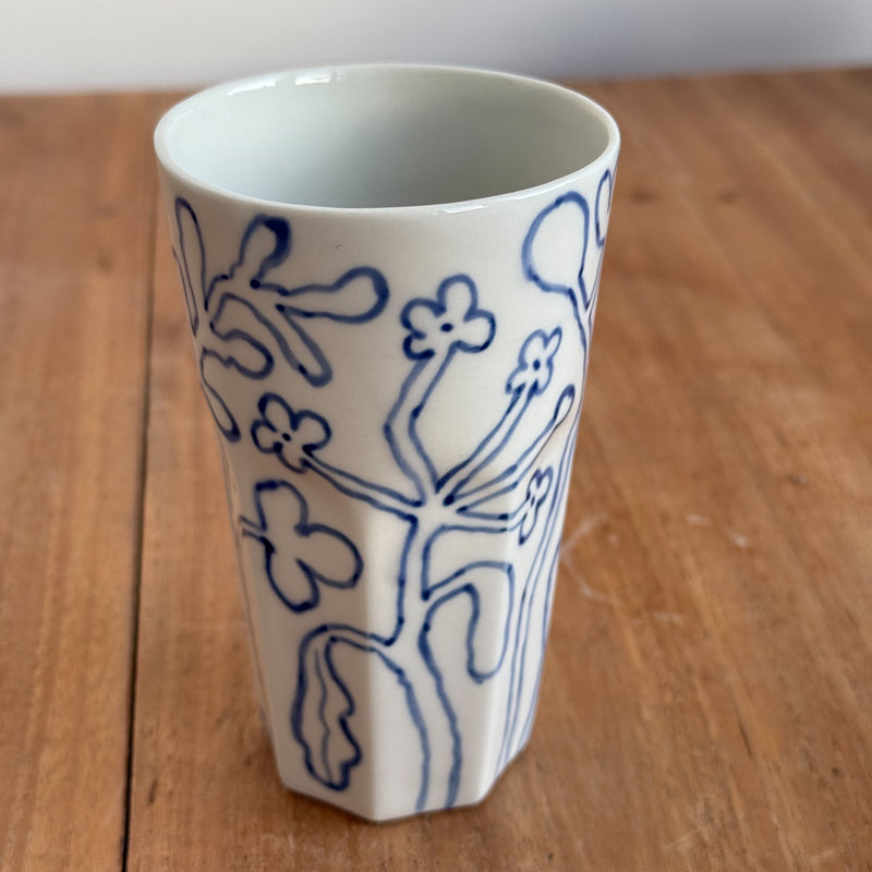 Blue Blossom Porcelain Cup