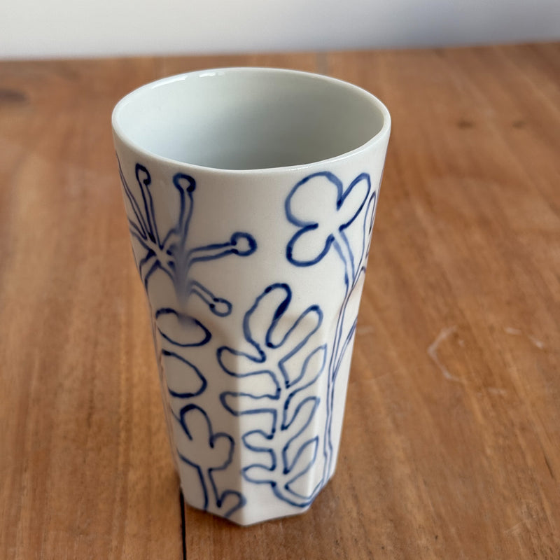 Blue Blossom Porcelain Cup