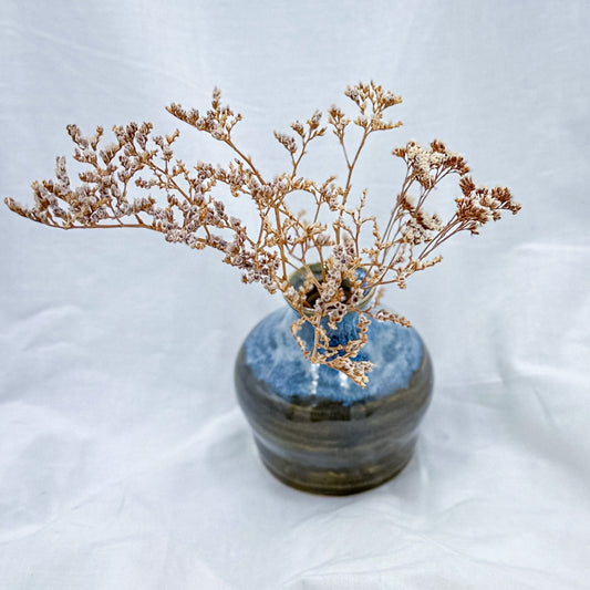 Midnight Tide Mini Vase