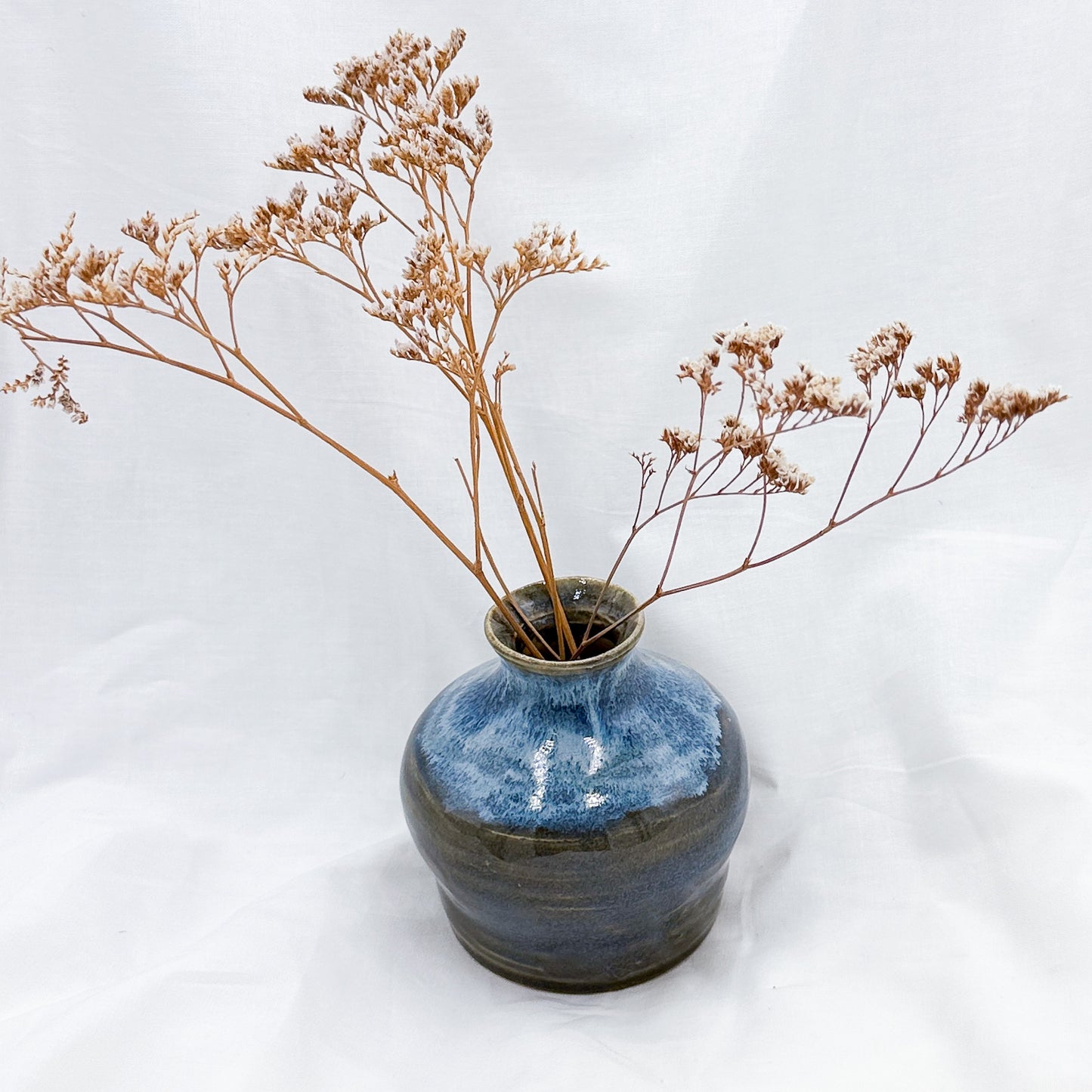 Midnight Tide Mini Vase