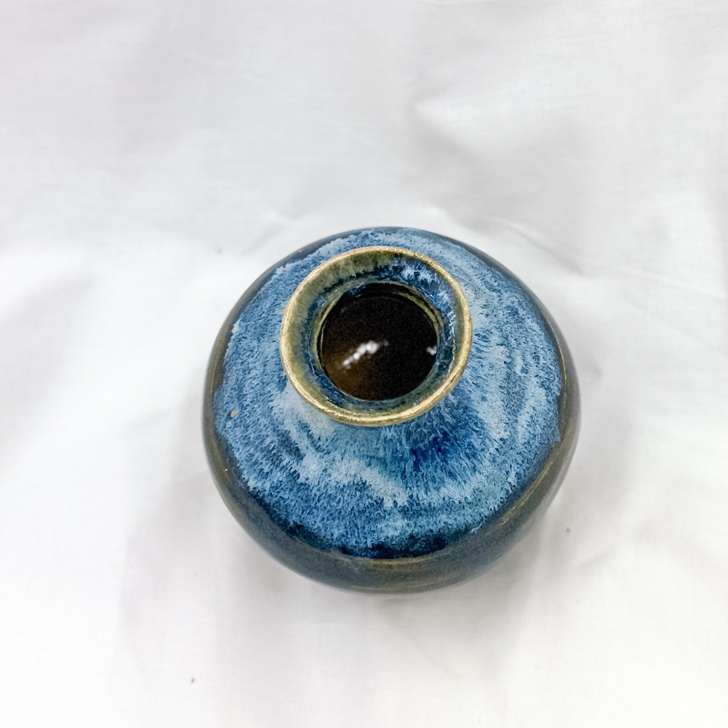 Midnight Tide Mini Vase