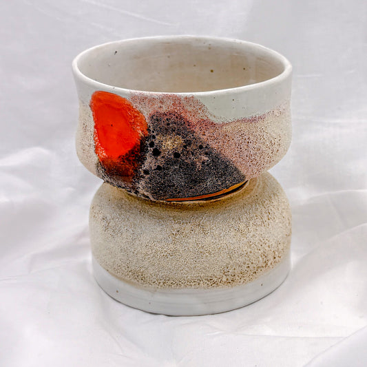 Fuji Ember Matcha Bowl  Deep Fire