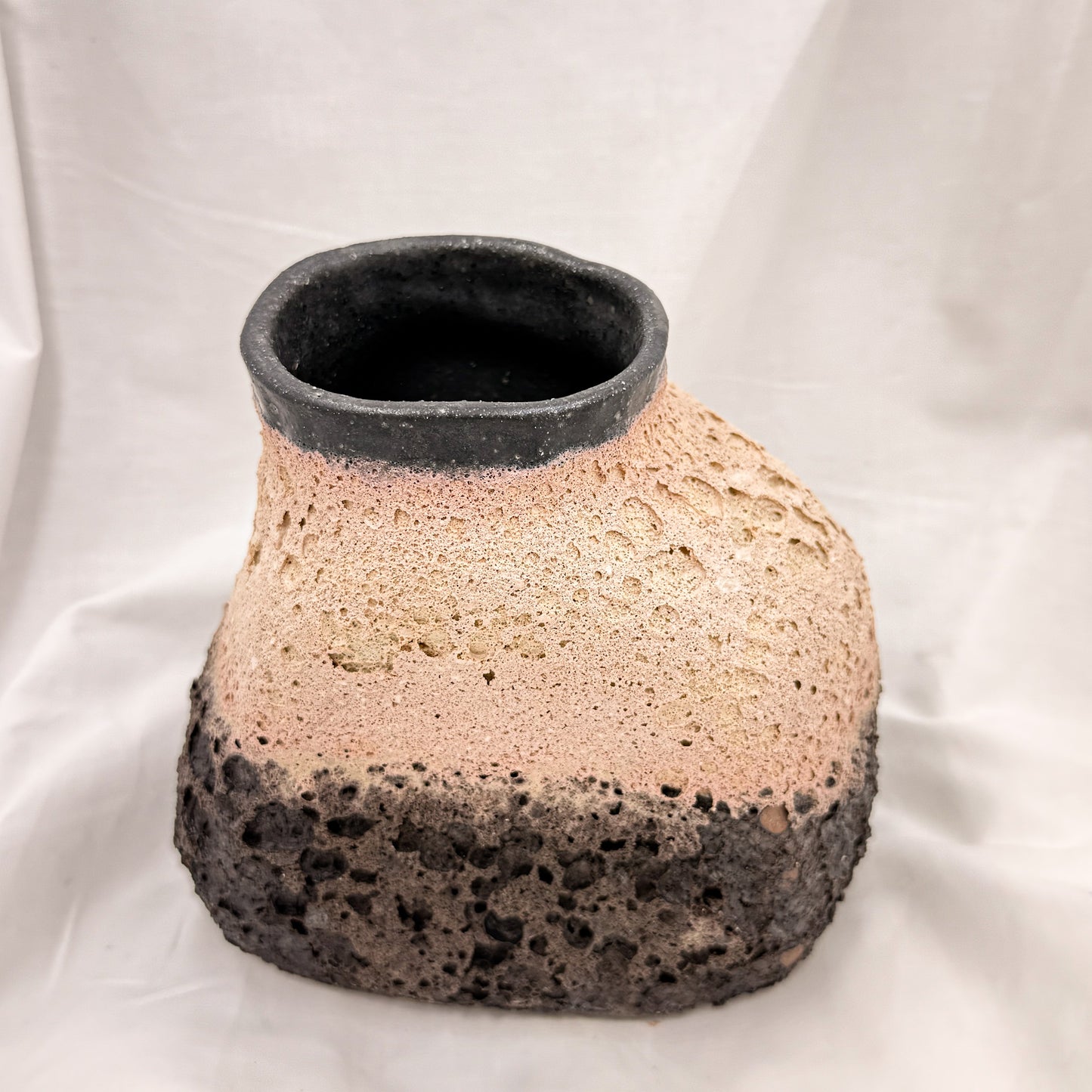 Fuji Ember Vessel Handmade Ceramic Vase (16 cm)
